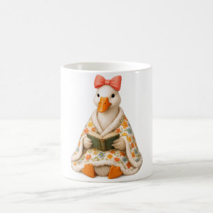 Mug Couverture de l'oie livresque — Oie sotte avec nœu