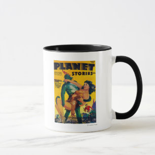 Mug Couverture de magazine d'histoires de planète 4