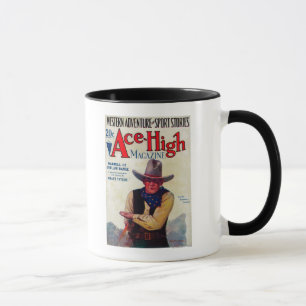 Mug Couverture de magazine élevée d'as