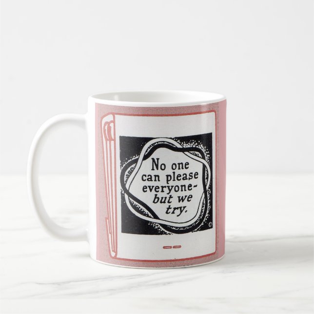 Mug couverture de vieux matchs Personne ne peut plaire (Gauche)