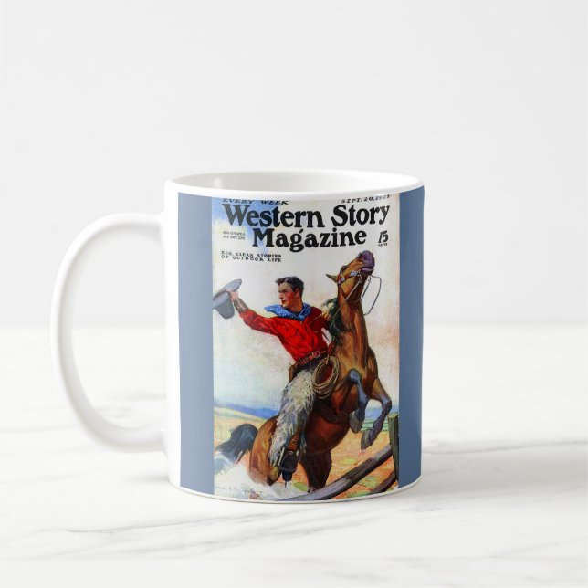 Mug Couverture du magazine Western Story 1924 (Gauche)