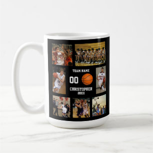 Mug Couverture en molleton de collage photo de basket-