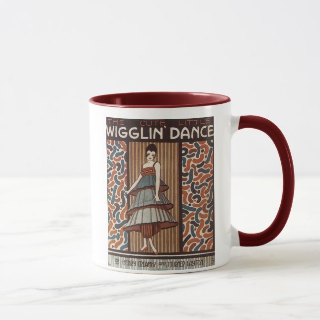 Mug Couverture Vintage de Wigglin Dance (Droite)