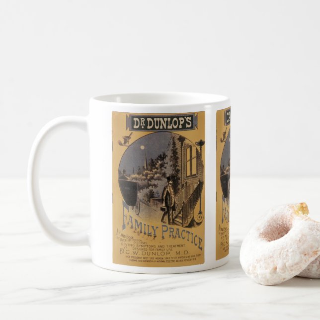 Mug Couverture vintage du livre Pratique familiale du  (Avec donut)