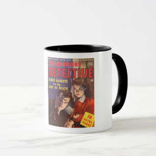 Mug COUVERTURE vintage DU MAGAZINE DE CRIME VRAI DES A