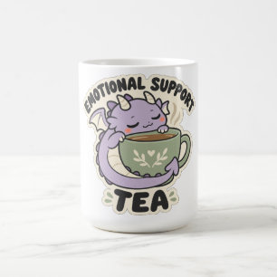 Mug Couvre-théière de soutien émotionnel Dragon Lavand