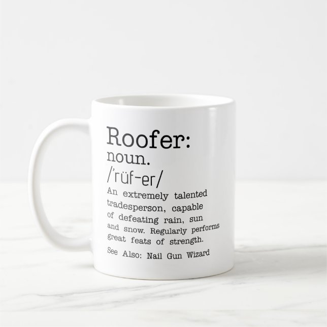 Mug Couvreur personnalisé (Gauche)