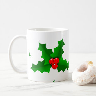 Mug Cove de Noël verte et rouge