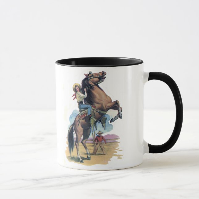 Mug Cow-girl sur le cheval (Droite)
