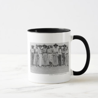 Mug Cow-girls aux jours de frontière de Cheyenne,