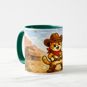 Mug Cowboy Cliff - Moustaches à travers le temps