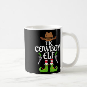 Mug Cowboy Elf Matching Family Group Christmas Party X