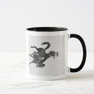 Mug Cowboy Ned Coy Riding Bucking Bronco Nommé