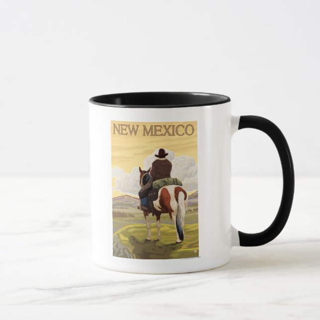 Mug Cowboy (View from Back)Nouveau-Mexique (Droite)