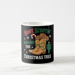 Mug Cowboy Xmas qui fait du Boot Scootin autour de l'a