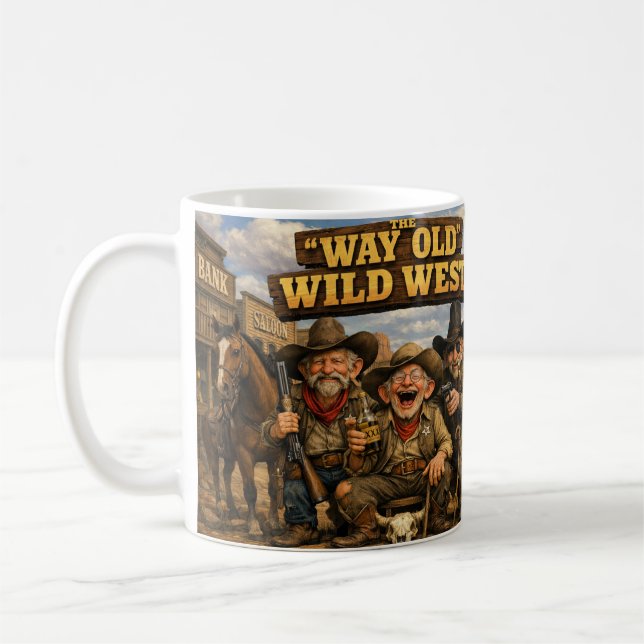 Mug Cowboys from the Old Wild West (Gauche)
