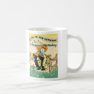 Mug Cowboys Vintage, Joyeux Anniversaire Vieux Cow-boy