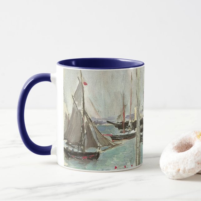 Mug Cowes Ouest, île de Wight par Berthe Morisot (Avec donut)