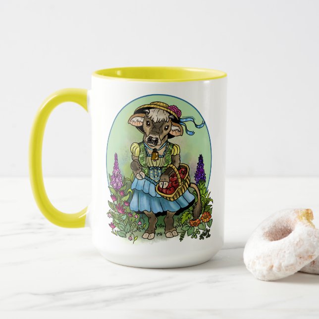 Mug Cowgirl Cottagecore (Avec donut)