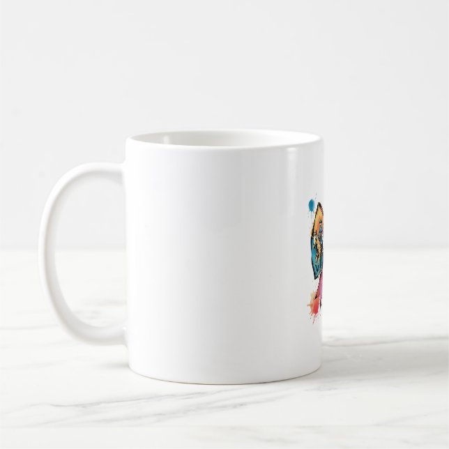 Mug Cowgirl équitation Cheval Coquette Bow (Gauche)