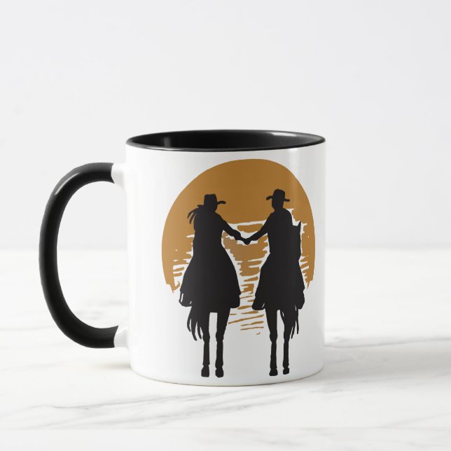 Mug Cowgirl et Cowboy (Gauche)