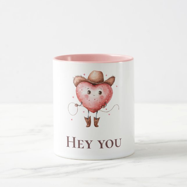 Mug Cowgirl Heart Hey Vous Citez (Centre)