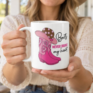 Mug Cowgirl Sassy Bottes de Cowboy Roses Western
