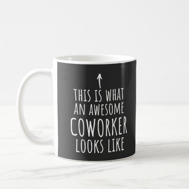 Mug Coworker Gift, Coworker Mug, Awesome Coworker (Gauche)