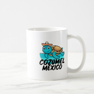 Mug Cozumel Mexique Tortue de mer Coloré Garçons Fille