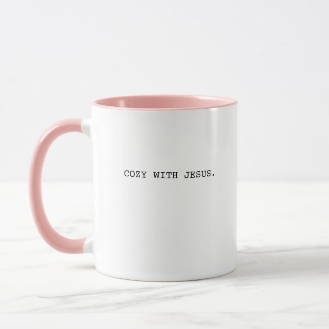 Mug Cozy Avec Jésus (Gauche)