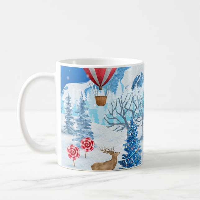 Mug Cozy Cottage In Winter Wonderland (Gauche)