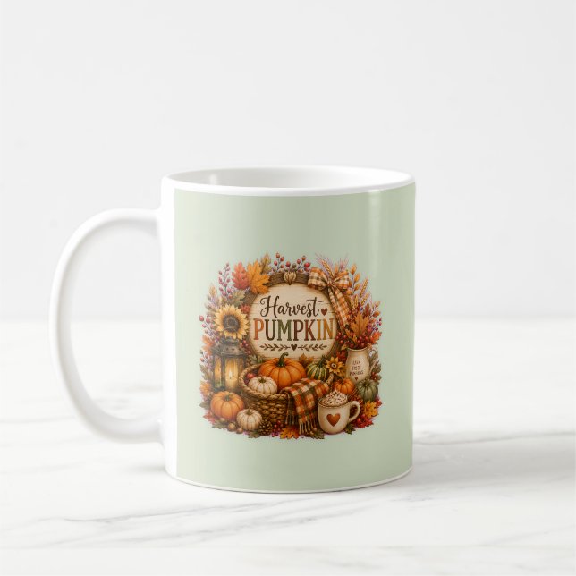 Mug Cozy Harvest Pumpkin / Cosecha Acogedora (Gauche)