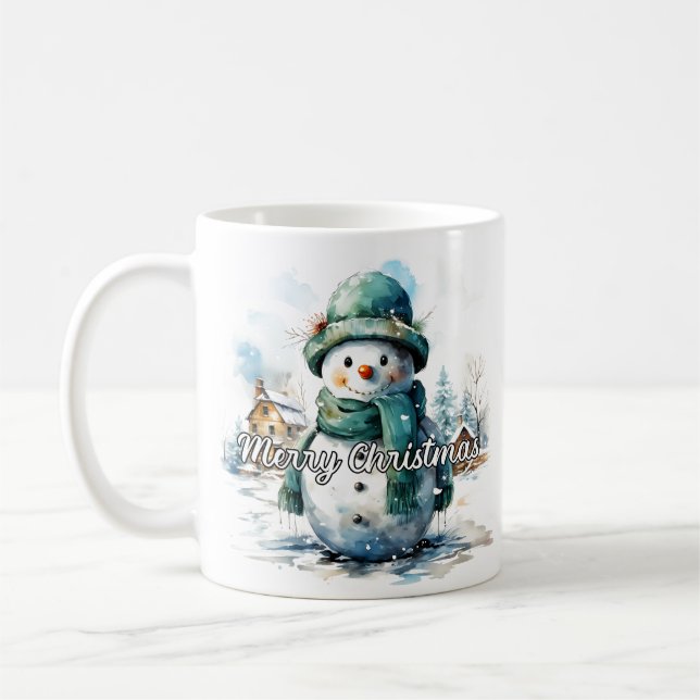 Mug Cozy Little Winter Snowman (Gauche)
