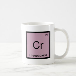 Mug Cr - Chimie de Table Périodique Mème Creepypasta
