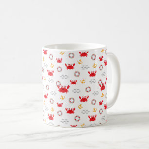 Mug Crabe à la bouée de sauvetage
