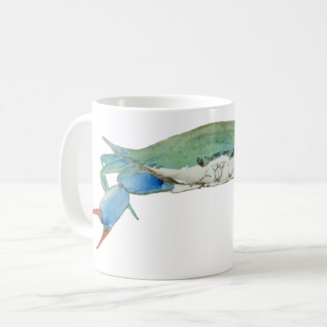 Mug Crabe bleu (Devant gauche)