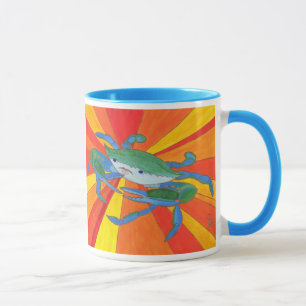 Mug Crabe bleu glacé