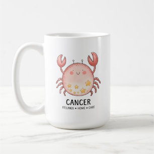 Mug Crabe cancéreuse mignonne aux étoiles