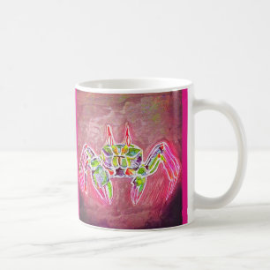 Mug Crabe de fantôme dans le rose