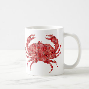 Mug Crabe de mosaïque