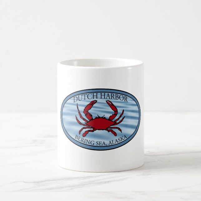 Mug Crabe néerlandais de port pêchant le bleu (Centre)