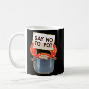 Mug Crabe : Non Au Crabe Pot