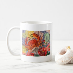 Mug Crabe Plage Nautique Art de la mer