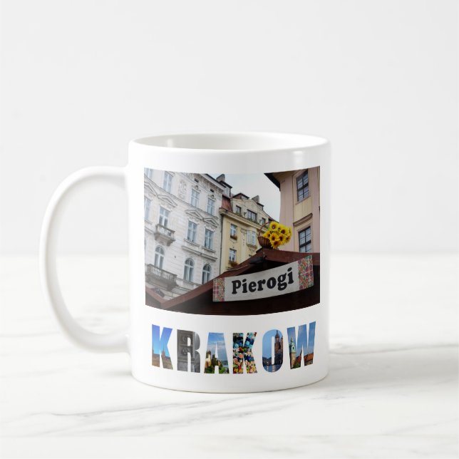 Mug Cracovie Pologne Créez votre propre photo de voyag (Gauche)