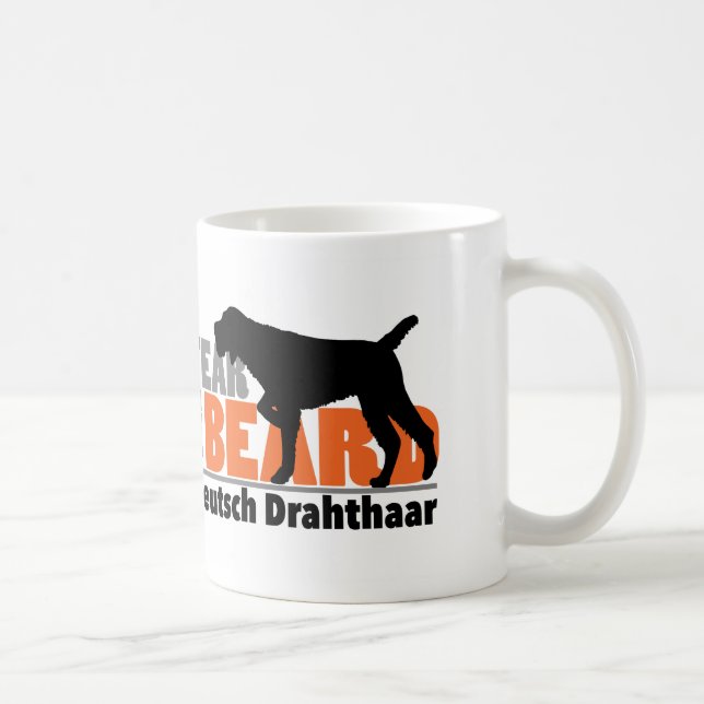 Mug Craignez la barbe - Allemand Drahthaar (Droite)