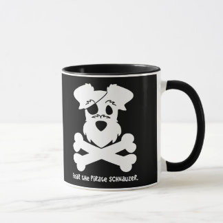 Mug Craignez le Schnauzer de pirate