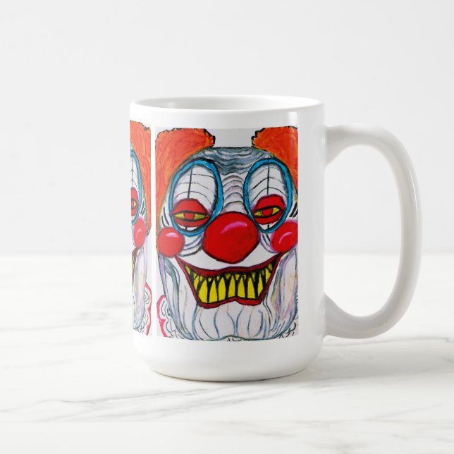 MUG CRAINTE D'UN CLOWN, HALLOWEEN TOMBE (Droite)