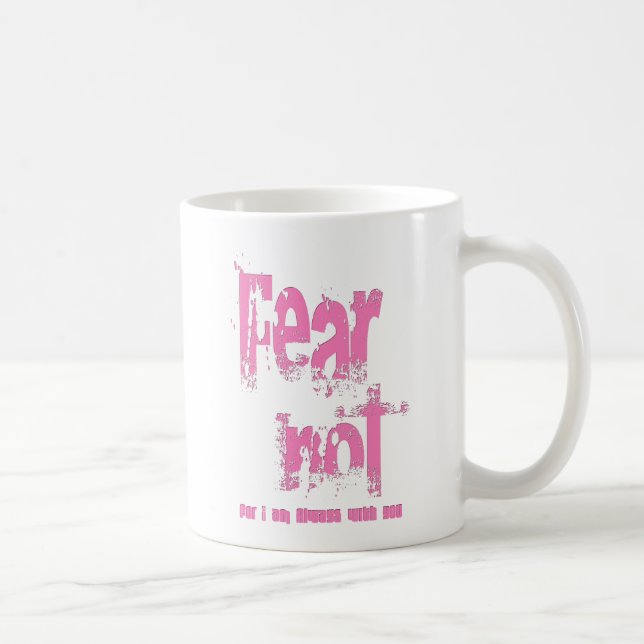 Mug Crainte pas Christian Rose Grunge (Droite)