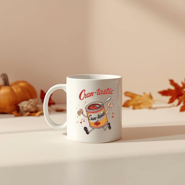 Mug Cran-tastic - Drôle Thanksgiving Cranberry Pun (Créateur téléchargé)