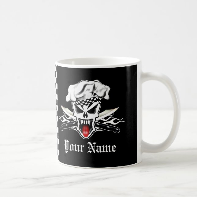 Mug Crâne 2,1 de chef (Droite)